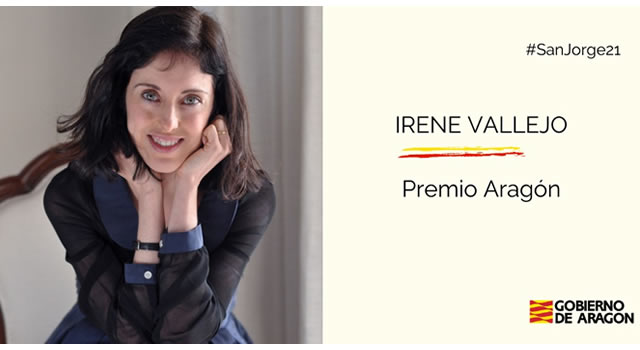 La escritora Irene Vallejo, Premio Aragón 2021
